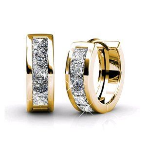 High Quality luxury Designer Giselle Hoop Earrings